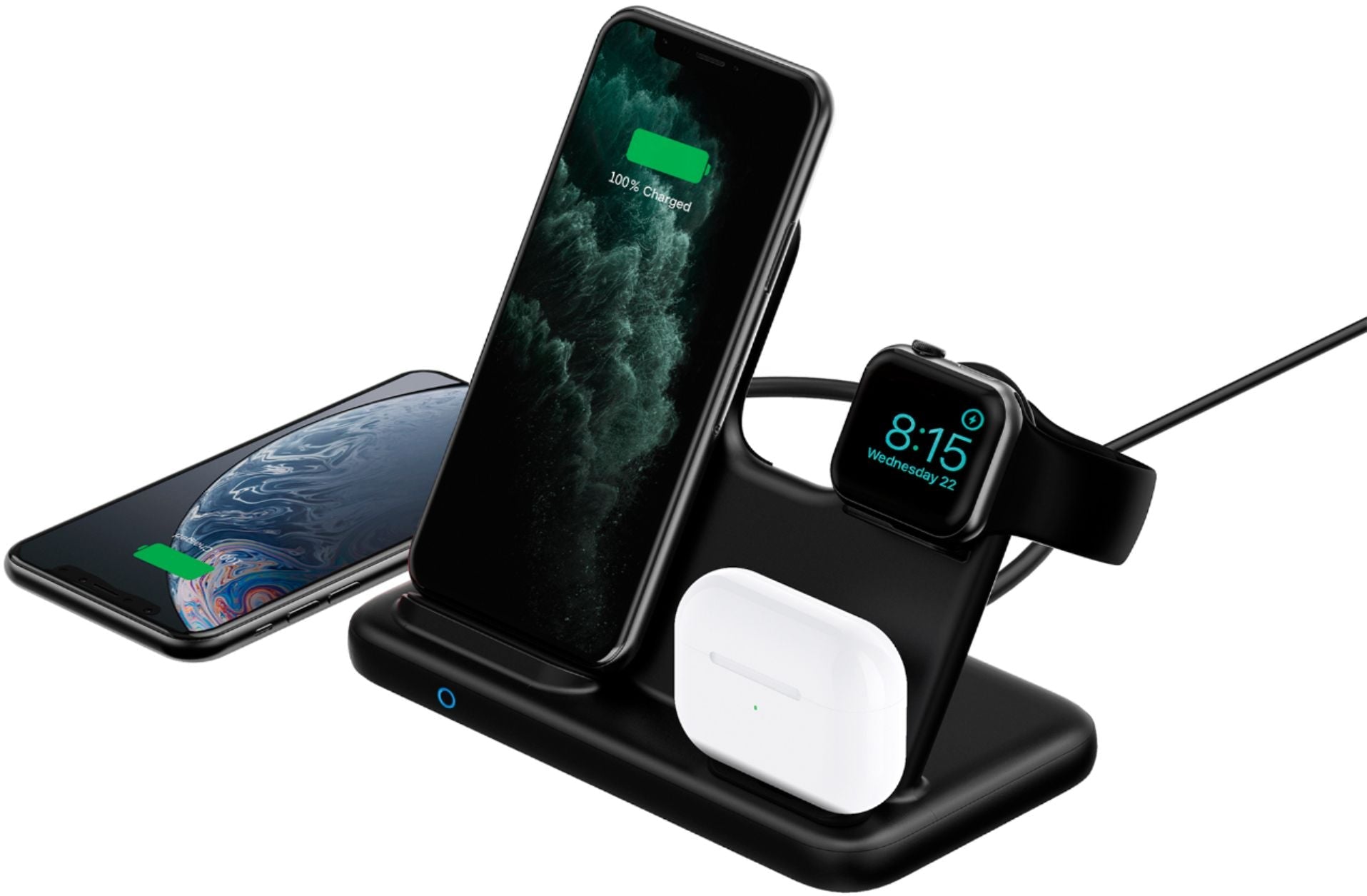 4 in 1 wireless charger station - Mobile123