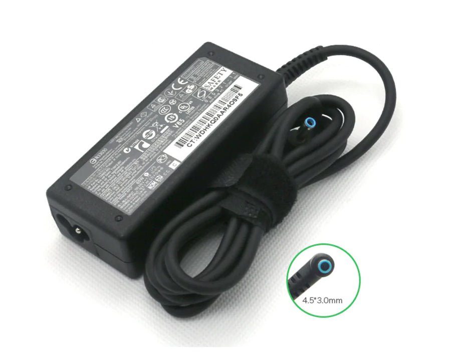 HP / Compaq Original 709985-004 19.5V, 3.33A, 65W, 4.5/3.0mm with central pin inside (Blue Tip) - Mobile123