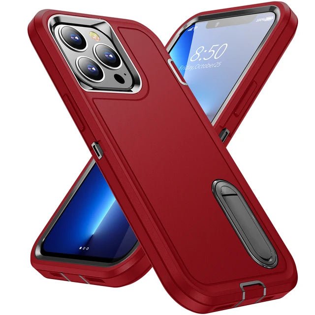 iPhone Defender Case With Stand - Mobile123