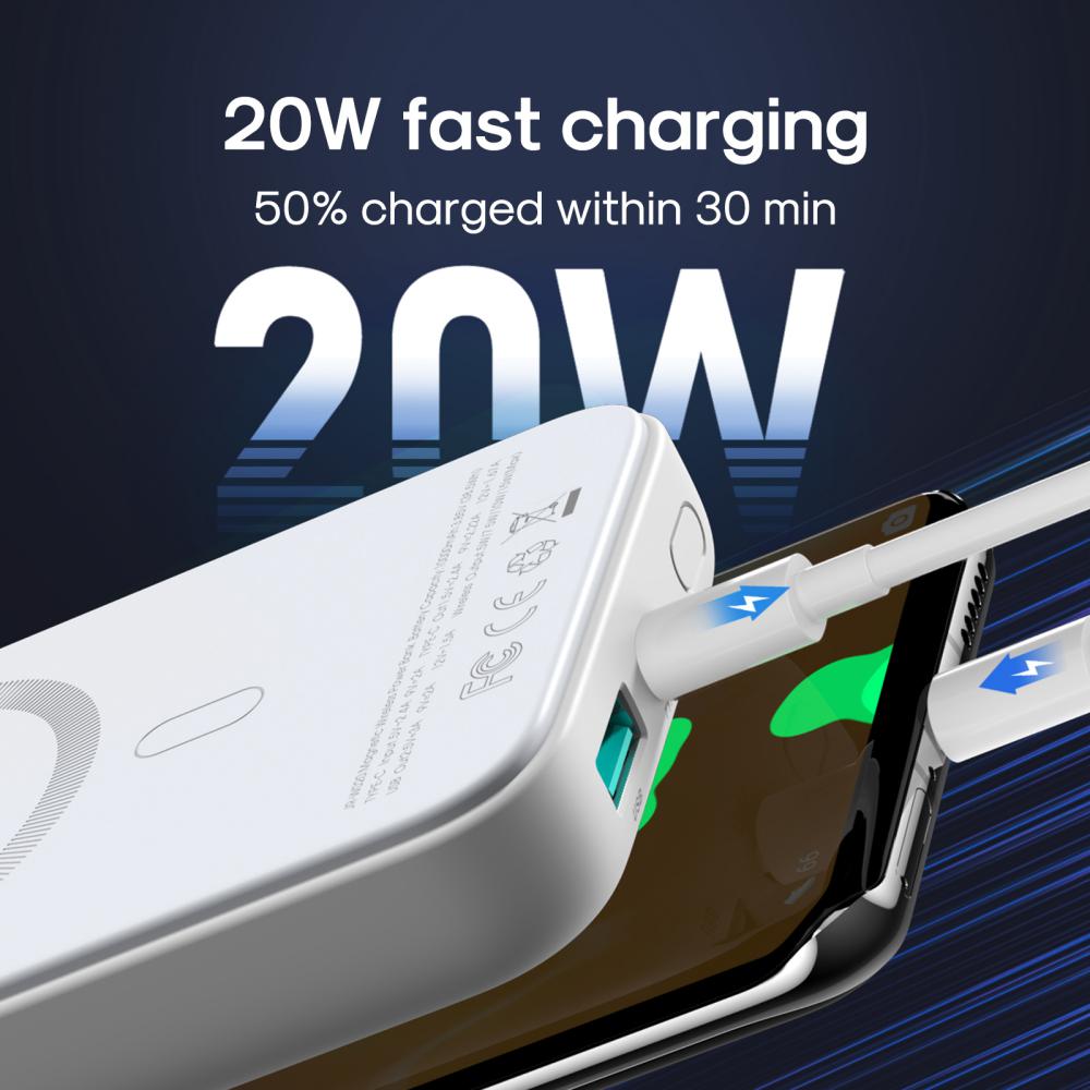 Joyroom 20W Magnetic Wireless Charging Power Bank W020 - Mobile123