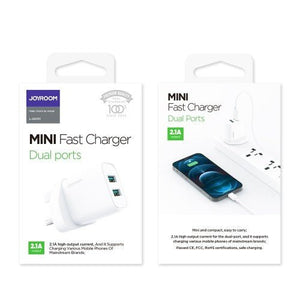 Joyroom Dual Ports Mini Fast Charger 2A101 - Mobile123