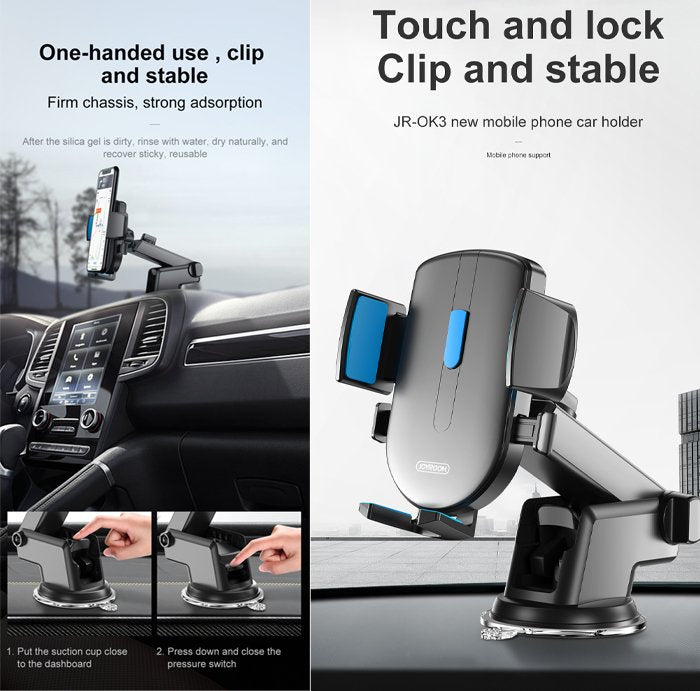 Joyroom Free Rotation Adjustable Length Car Phone Holder OK3 - Mobile123