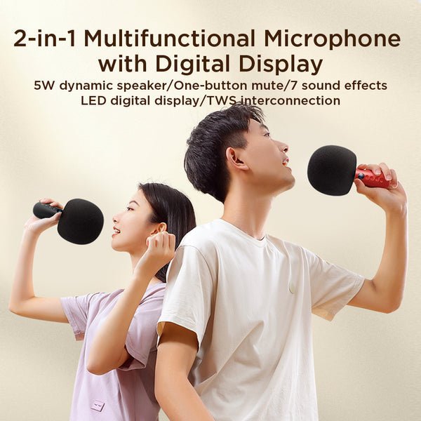 Joyroom Handheld Microphone With Speaker JR-MC6 - Mobile123