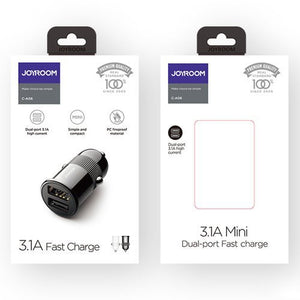 Joyroom Mini Dual-Port Fast Car Charger A06 - Mobile123