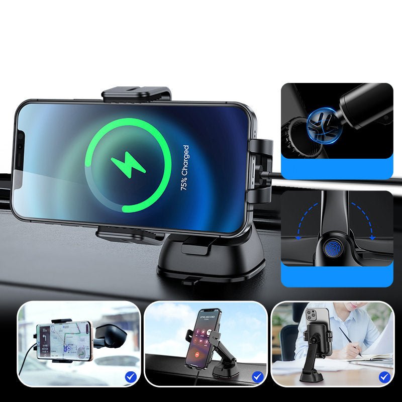 Joyroom Qi Wireless Charger Car Holder ZS214 - Mobile123