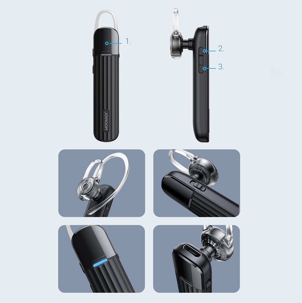 Joyroom Single Wireless Bluetooth 5.0 Earphone For Car - Mobile123