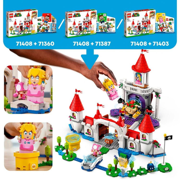 LEGO 71408 Super Mario Peach’s Castle Expansion Set Toy - Mobile123