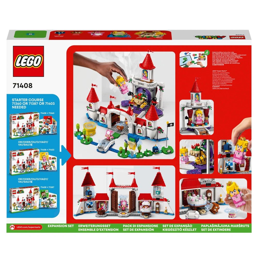 LEGO 71408 Super Mario Peach’s Castle Expansion Set Toy - Mobile123