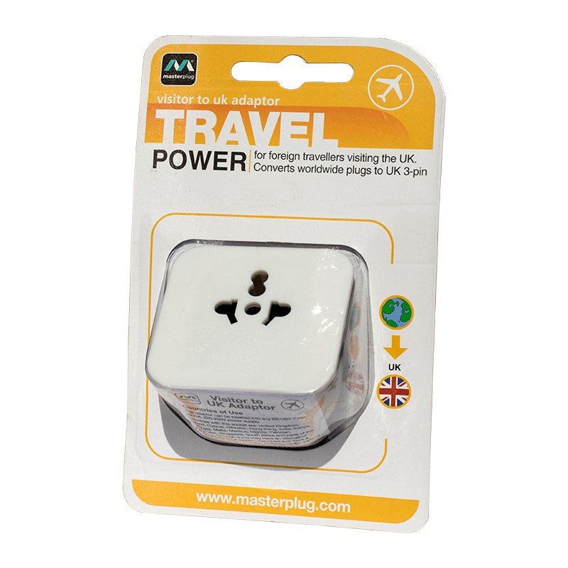 Travel Adapter UK 3Pin - Mobile123