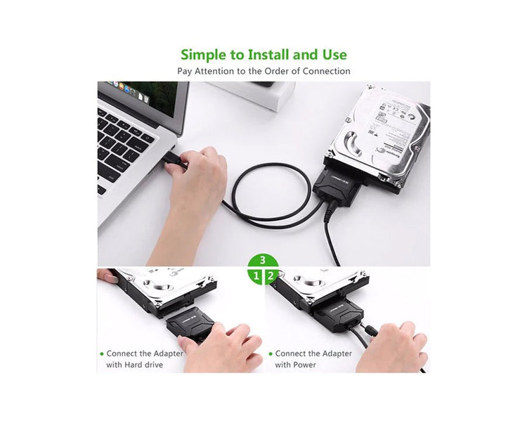 Ugreen 20215 USB 2.0 to SATA Hard Drive Adaptor - Mobile123